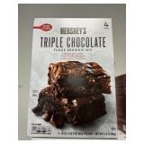 Hersheys triple chocolate fudge brownie mix 4 ct