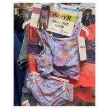 Hurley girls 2 pc swim suit S 6-6X