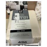 6 pc Performance sheet set Cal King