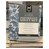 6-pc Perforance sheet set King