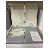 Aireolux twin sheet set light gray