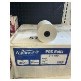 Alliance POS rolls 3inx165ft 50 rolls item # 3500