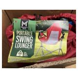 Portable swing lounger