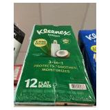 Kleenex 12 flat boxes
