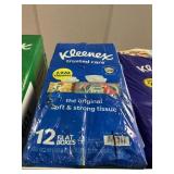 Kleenex 12 flat boxes