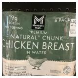 Chicken breast in water 6 pack