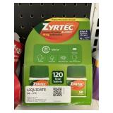 Zyrtec allergy 10mg 120 tablets