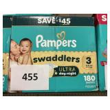 Pampers 180 diapers size 3