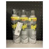 Raid wasp & hornet spray 3 cans