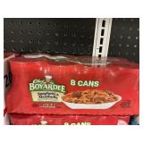 Chef Boyardee spaghetti & meatballs 8 cans
