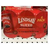 Lindsay sliced olives 6 pack