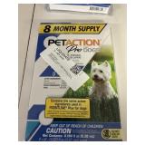 Pet Action pro for dogs 5-22lb 8 mth supply