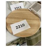 Hearth & Hand 13in Rubberwood plate