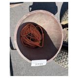 Trashcan-ext cord lot- used