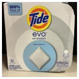 Tide Evo detergant 24 fiber tiles