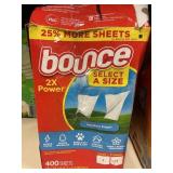 Bounce dryer sheets 2-400 ct