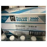 Pure cane sugar 2000 packets