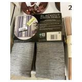 Blackout window panels 2-37inx84in