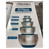 Viking 10pc SS mixing bowl set