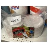 9in Paper plates 600 ct