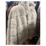 Edited faux fur jacket L