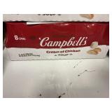 Campbells cream of  chicken  soup 8 cans