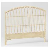 Pillowfort full rattan headboard natural