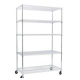 Seville 5-Tier steel wire shelving