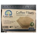 Coffee filters No4   400 ct