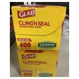 Glad cling n seal 2-400 sq ft