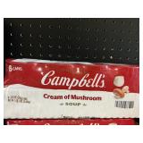 Campbells cream of mushroom soup 8 cans