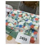 Pillowfort    floral fur blanket