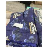 64inx86in Monster Jam comforter -torn