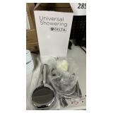 Delta universal showering