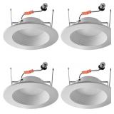 Cedar Hill 6in LED down light 4-pack