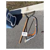 3-Tools 2-bow saws-hand weedeater lot-used