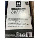 LED solar path lights 4-pack