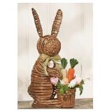 27in Woven bunny decor