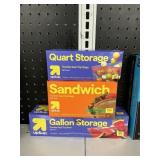 Sandwich-quart-gallon storage bags 240ct