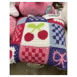 Teen Home crochet pillow 18inx18in