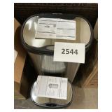 Ninestars motion trash can set of 2