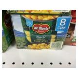 Del Monte whole kernel corn 8 cans