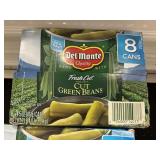 Del Monte cut green beans 8 cans