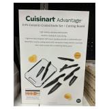 Cuisinart 11pc ceramic coated knife & board set