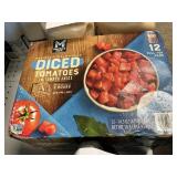 Diced tomatoes 12 cans