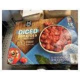Diced tomatoes 12 cans