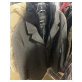 DKNY mens hooded coat XXL