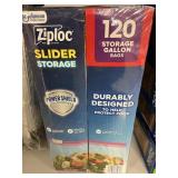 Ziploc slider storage 120 gallon bags