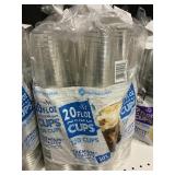 20 fl oz Clear cups 120 ct