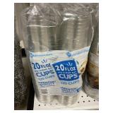 20 fl oz Clear cups 120 ct